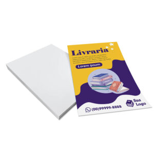 Panfletos Couchê Brilho 90g Colorido 100x140mm